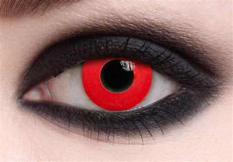 Red Vampire From Halloween Contact Lenses Color
