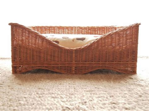 Our Large Raised Wicker Basket Perfect For Large Labradors
