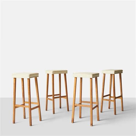 Four Bar Stools By William Billy Haines For Sale At 1stdibs