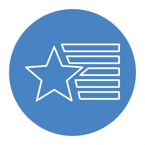 usa star and stripes icon blu 4302766 vector art at vecteezy
