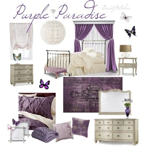 Purple Paradise Tween Girl Bedroom Moodboard Moodboards Pinterest
