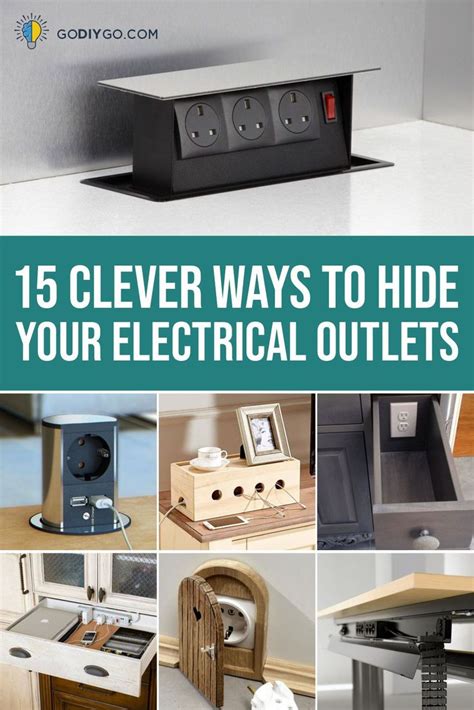 15 Clever Ways To Hide Your Electrical Outlets Godiygocom Diy Home