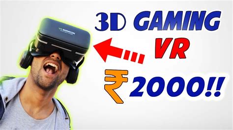 3d Gaming Vr Glasses With Headphones Unboxing Youtube