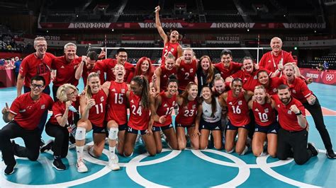 u s women s volleyball team wins first ever olympic gold medal georgia public broadcasting