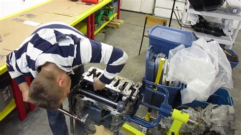 09 Porsche Cayman S Engine Rebuild Torque Rod Bolts On Back Side