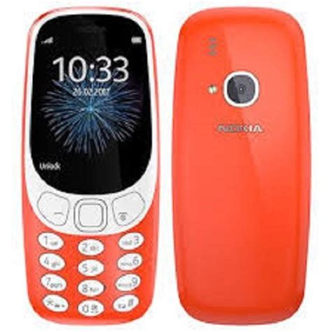 NOKIA 3310 DUAL SIM RED