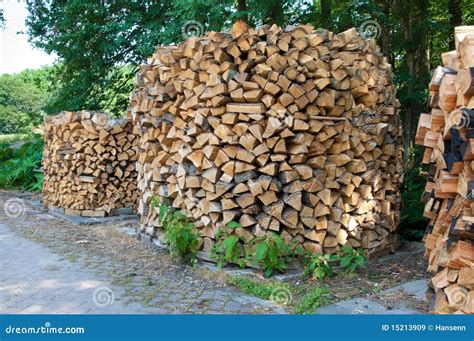 Wood Piles Stock Image Image Of Heat Wood Timber Cold 15213909