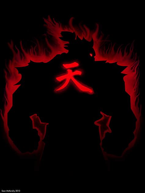 Akuma Raging Demon On Behance Akuma Street Fighter Street Fighter