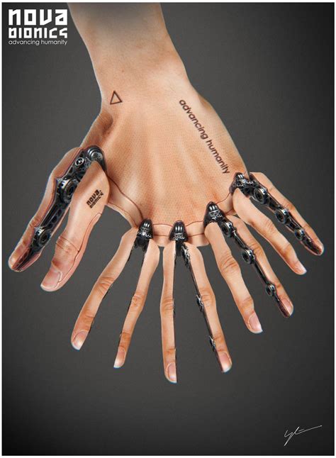 Nova Bionics 10finger Georg Löschner Cyberpunk Aesthetic