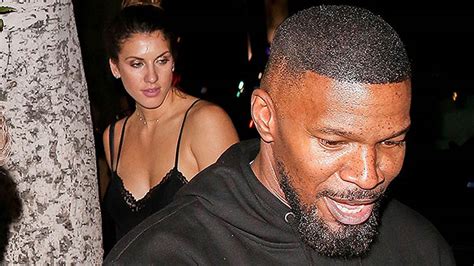 Jamie Foxx And Mystery Woman Leave His Birthday Party Pics Hollywood Life