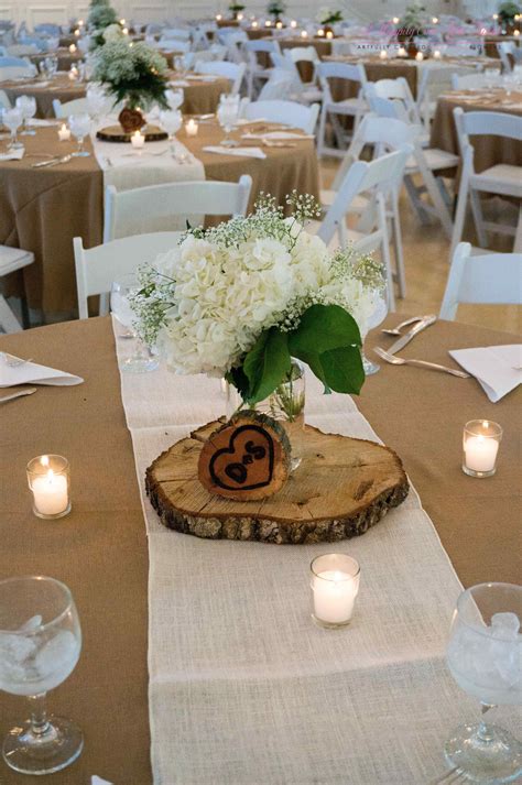 Rustic Simple Wedding Reception Table Decorations Ideas