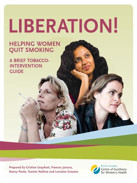 liberation helping women quit smoking pdf smoking cessation smoking