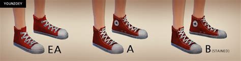 My Sims 4 Blog Converse Sneakers For Males And Females By Youngzoey