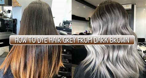 Chocolate brown hair color is a rich, decadent shade that resembles my personal favorite vice… milk chocolate. How To Dye Hair Grey From Dark Brown: 6 Smart Ways! - Lewigs