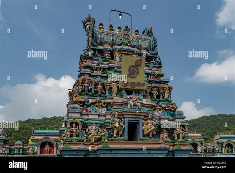 Pazhamudircholai Murugan Temple Near Madurai Tamil Nadu India Stock