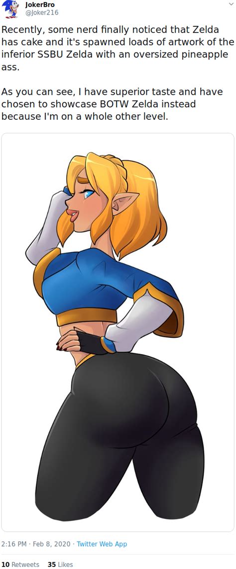 Zelda Has Cake Zeldas Super Smash Bros Ultimate Butt Zeldass