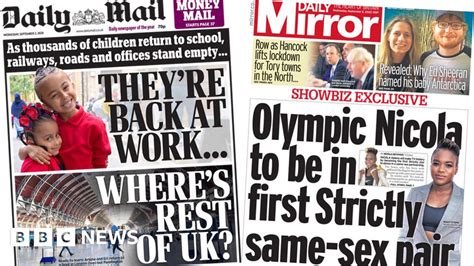 Newspaper Headlines Back To Office Falls Flat And A Strictly Same