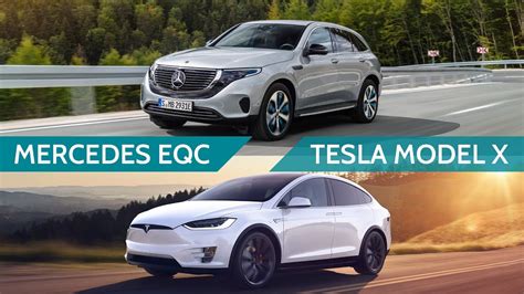 Mercedes Benz Eqc Vs Tesla Model X Quick Comparison Youtube