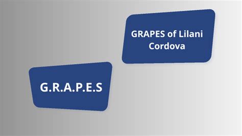 Grapes Of Me By Lilani Cordova