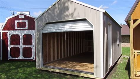 New 12x24 Derksen Z Metal Garage At Big Ws Portable Buildings Youtube