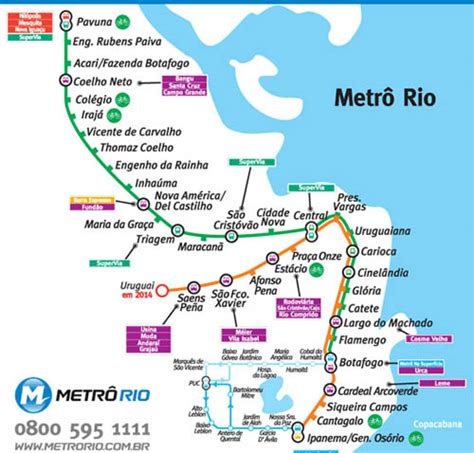 Información Práctica Sobre El Metro De Río De Janeiro Viajes Baratos