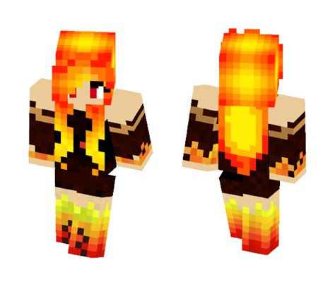 En este desafio tendrás que demostrar que. Download Fire Girl Minecraft Skin for Free ...