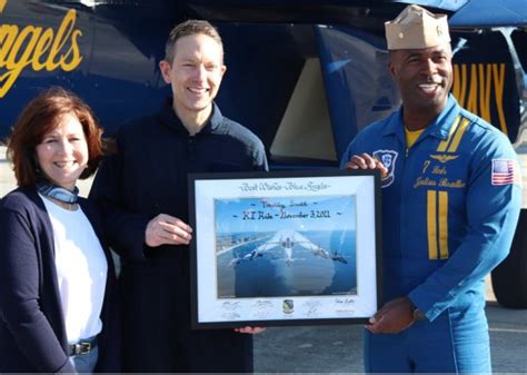 Escambia Superintendent Tim Smith Takes Flight With Blue Angels