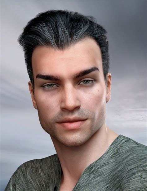 Commander Hair For Genesis 3 And 8 Males ⋆ Freebies Daz 3d