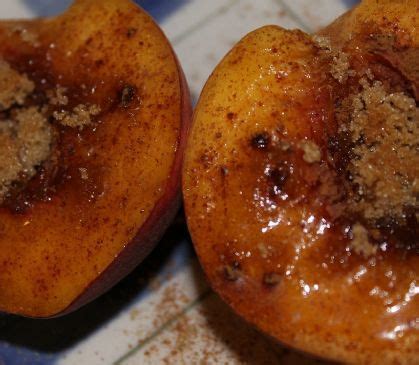 Broiled Peaches Recipe Sparkrecipes