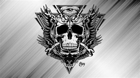 Skull Art Best Hd Wallpaper 29290 Baltana