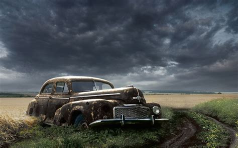 Abandoned Car Wallpapers Wallpaper Cave