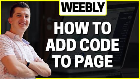 How To Add Code To Page Header In Weebly Youtube