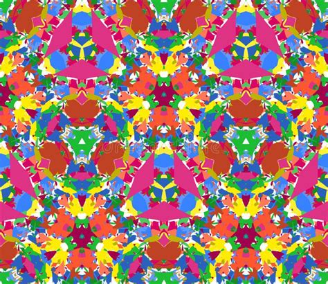 colorful kaleidoscope seamless pattern stock vector illustration of decorative pattern 69550272