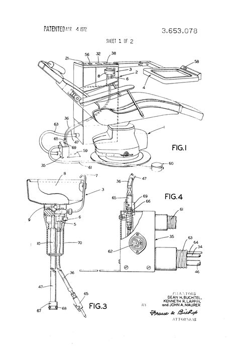 Series 5 dental chair technical specifications. Patent US3653078 - Portable dental bowl construction ...