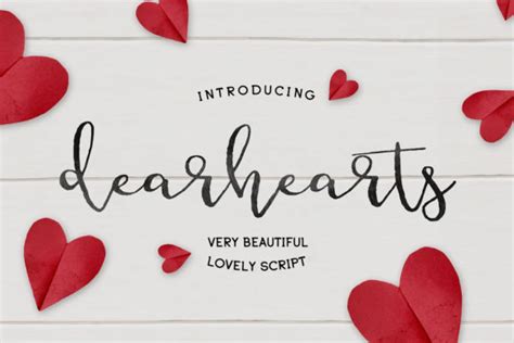 Dear Hearts Font By Dima Evans · Creative Fabrica