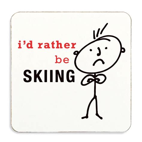rather be coaster mens i d rather be skiing top quality etsy uk