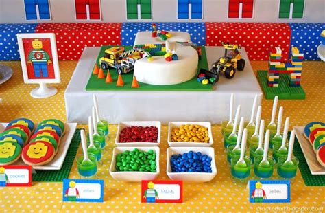 Lego Inspired Birthday Party Ideas Photo 8 Of 22 Lego Themed Party