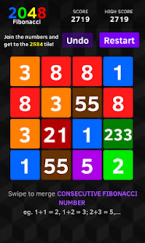 2048 Classic Puzzle 6 Games Apk Android ダウンロード