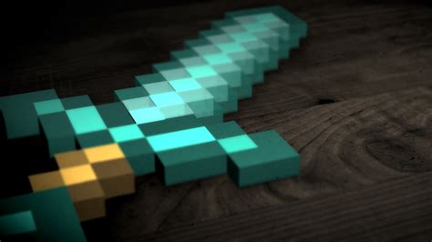 Fond Décran Minecraft Diamond Sword