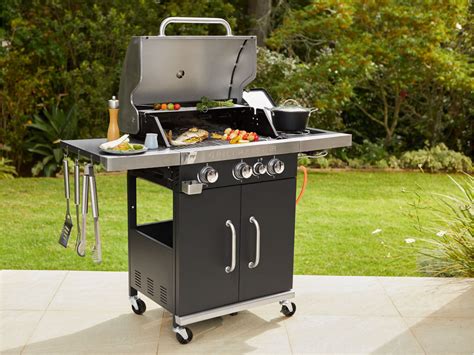 Grillmeister Gasgrill 3plus1 Brenner 144 Kw Lidl