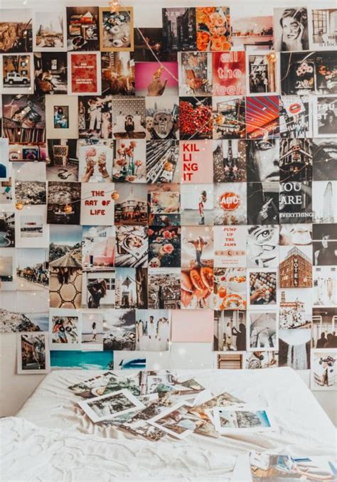 Ideas de collage para decorar tu habitación Decorar paredes con fotos