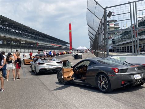 Ferrari Multi At Indianapolis Motor Speedway Spotted