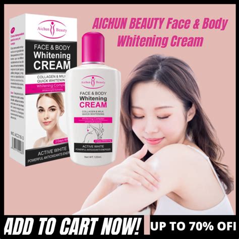 Aichun Beauty Face Andbody Whitening Cream Body Natural Whitening Cream