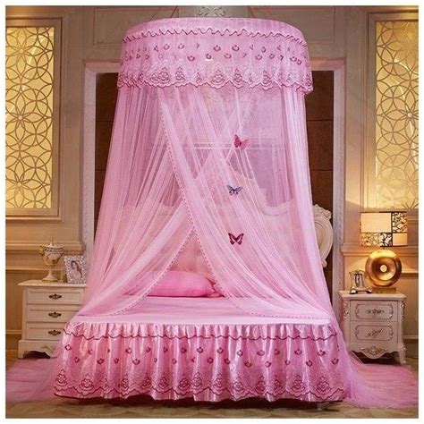 Collection by rita cross • last updated 5 weeks ago. Round Lace Curtain Dome Princess Queen Bed Canopy Netting ...