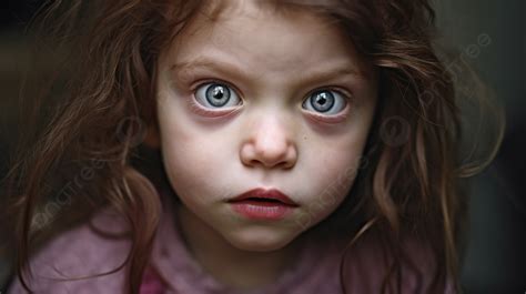 Young Girl With Big Eyes Background Ugly Little Girl Picture