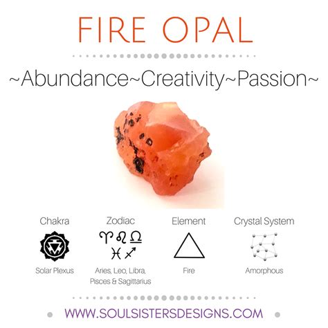 Metaphysical Healing Properties Of Fire Opal Including Associated