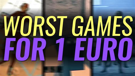 The 10 Worst Steam Games For €1 Youtube