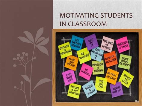 Ppt Motivating Students In Classroom Powerpoint Presentation Free