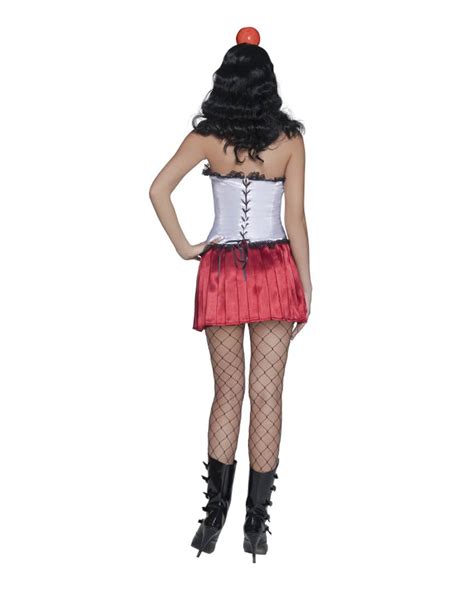 Knife Thrower Assistant Costume Bloody Circus Lining For Women