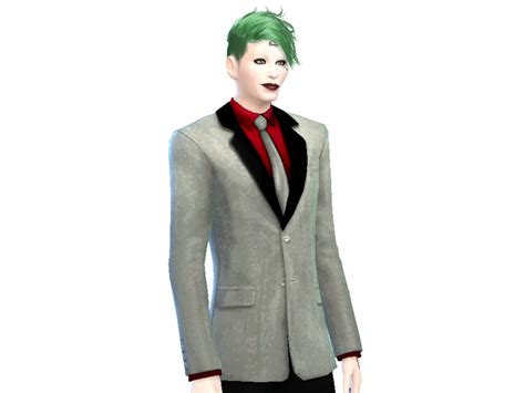 The Sims Resource Suit Outfit Joker Suicide Squad